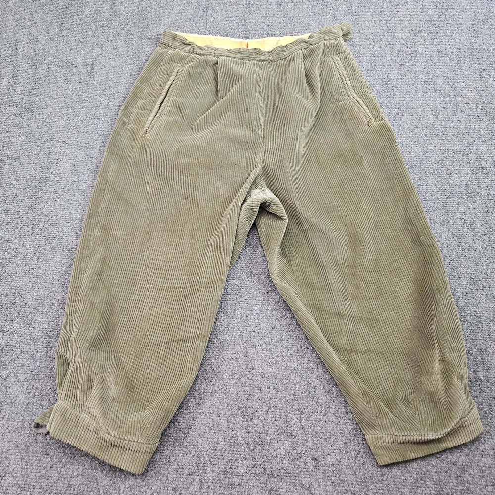 Loch Olympic‎ Corduroy Pants Mens 26 Tan Solid Alpine Vintage 60s Workwear
